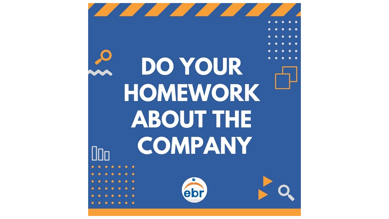 Do Your Homework About The Company