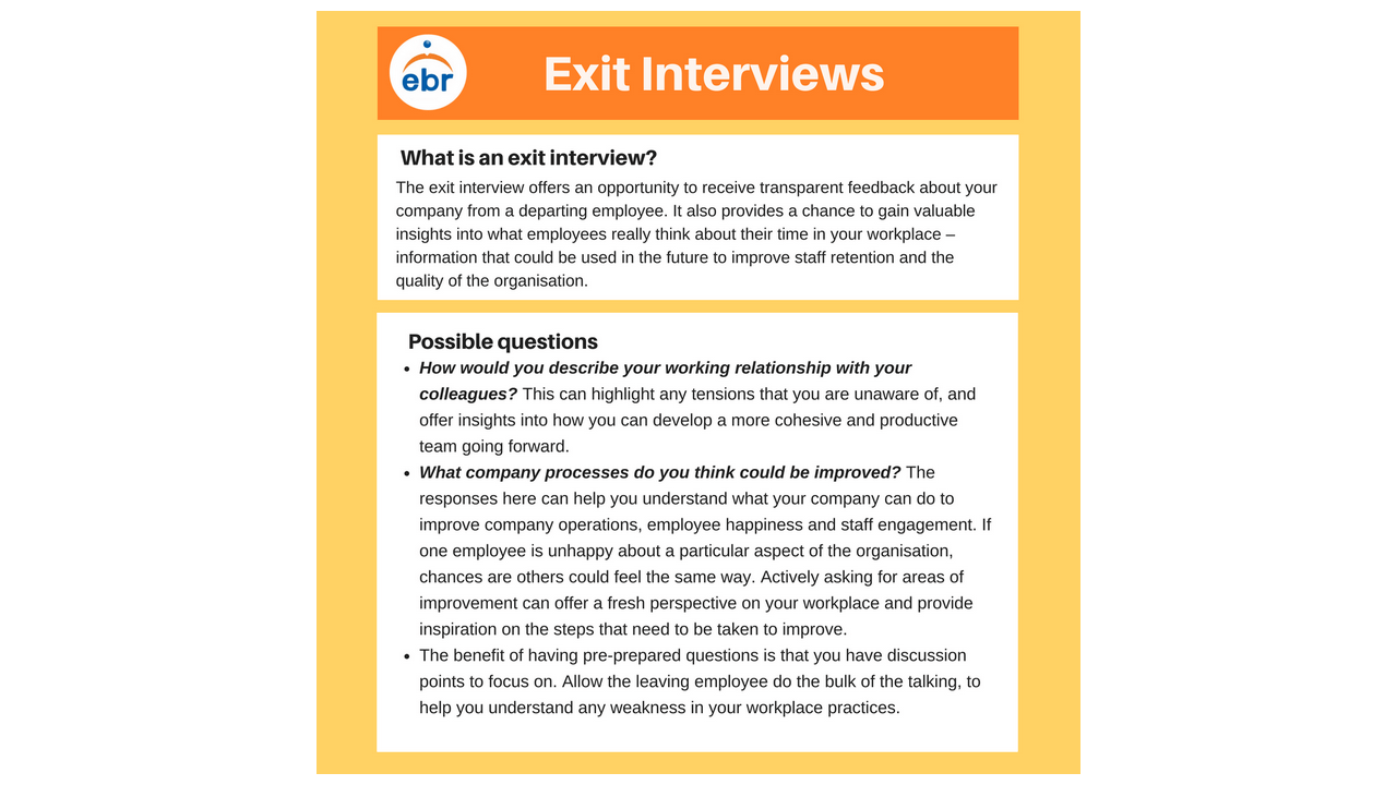 How to Conduct Exit Interviews